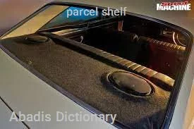 parcel shelf